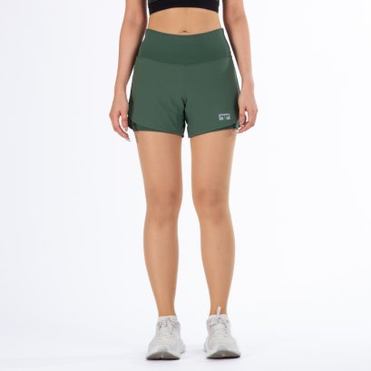 Women’s 2 in 1 Fly Shorts  กางเกงขาสั้นหญิง 2 in 1 รุ่น Fly (เขียว)